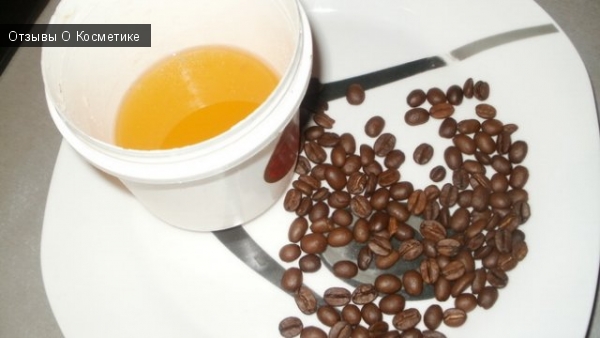 Антицеллюлитный скраб из молотого кофе и меда: рецепт с фото